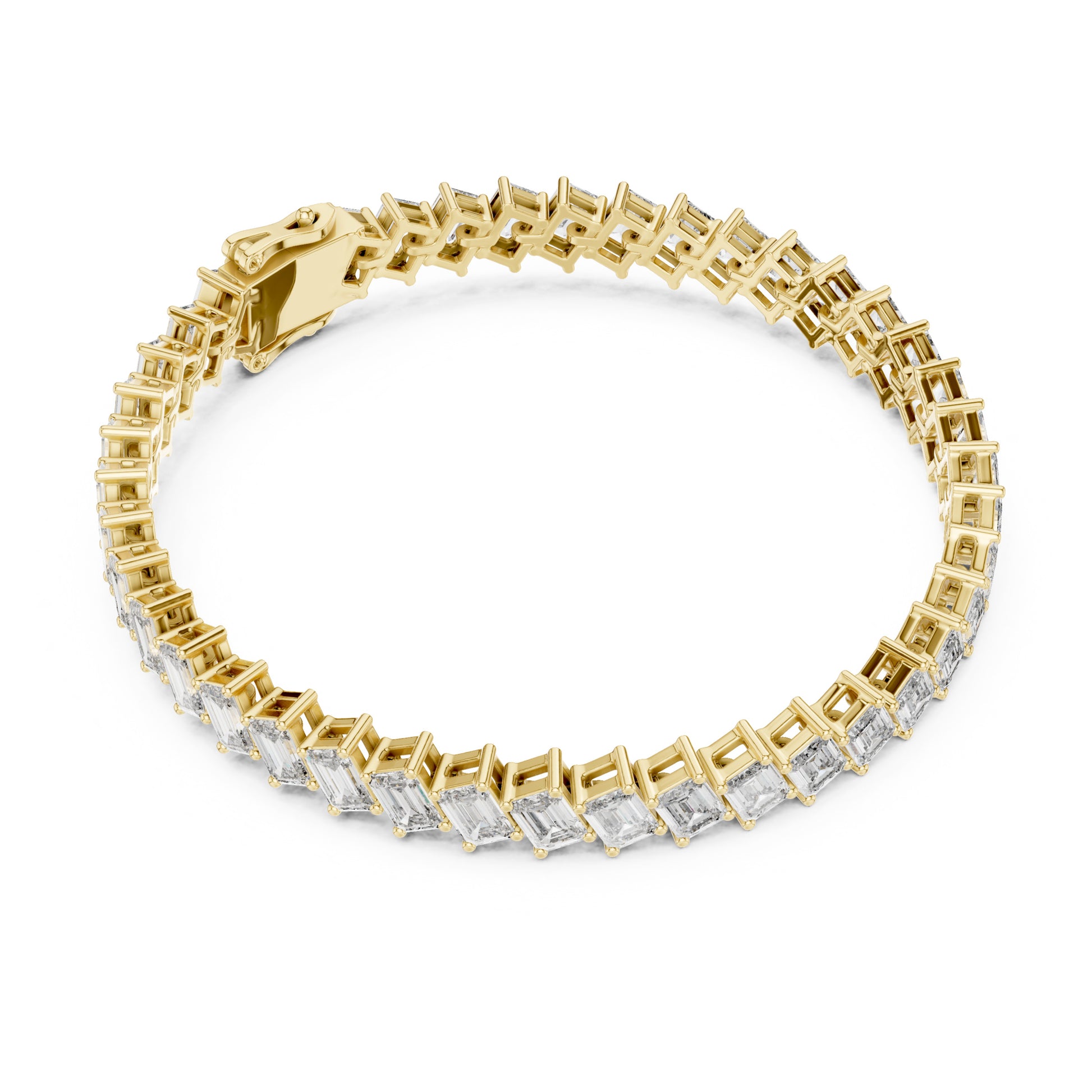 Vera 8 Carat Emerald Lab Grown Diamond Tennis Bracelet