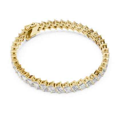 Vera 8 Carat Emerald Lab Grown Diamond Tennis Bracelet