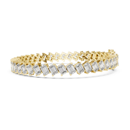 Vera 8 Carat Emerald Lab Grown Diamond Tennis Bracelet