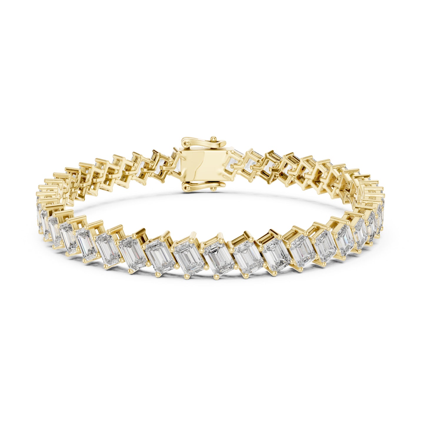Vera 8 Carat Emerald Lab Grown Diamond Tennis Bracelet