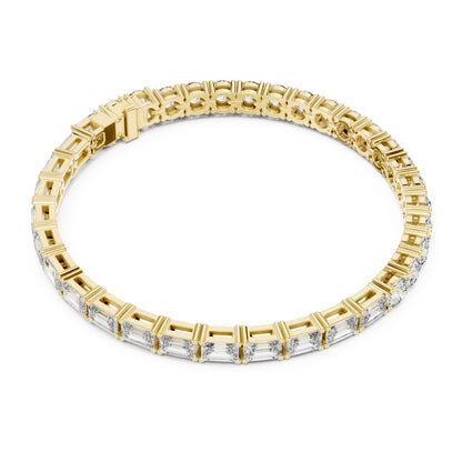 Vera 12 Carat Round Lab Grown Diamond Tennis Bracelet