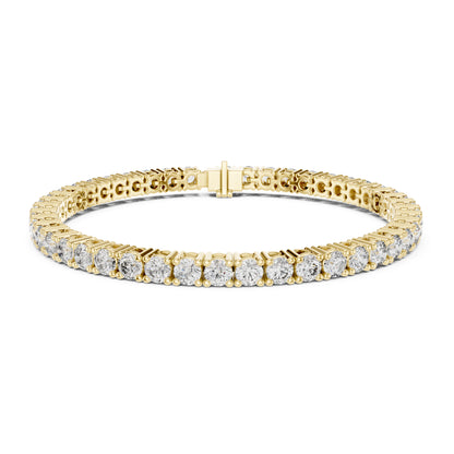 Aurora 8 Carat Round Lab Grown Diamond Double Row Tennis Bracelet
