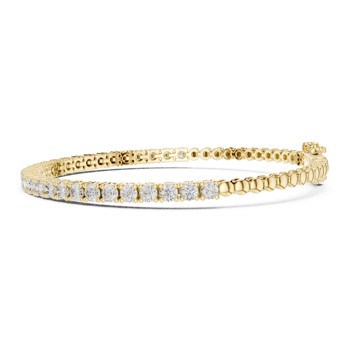 Aurora 2 Carat Round Lab Grown Diamond Tennis Bracelet
