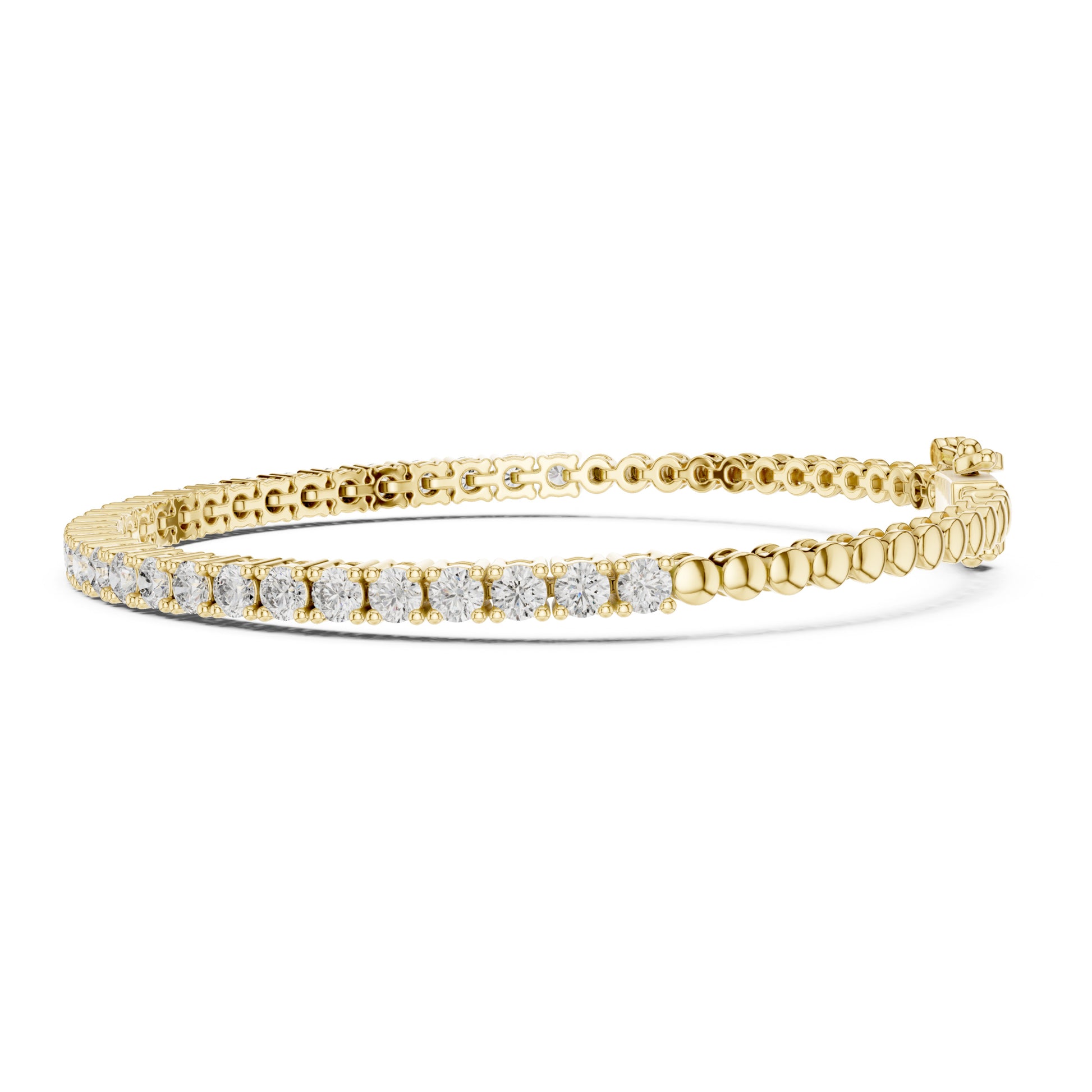 Aurora 2 Carat Round Lab Grown Diamond Tennis Bracelet