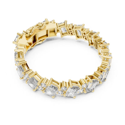 Vera 30 Carat Emerald Lab Grown Diamond Tennis Bracelet