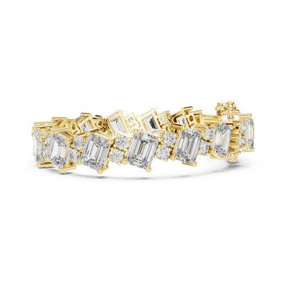 Vera 30 Carat Emerald Lab Grown Diamond Tennis Bracelet