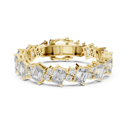 Vera 30 Carat Emerald Lab Grown Diamond Tennis Bracelet