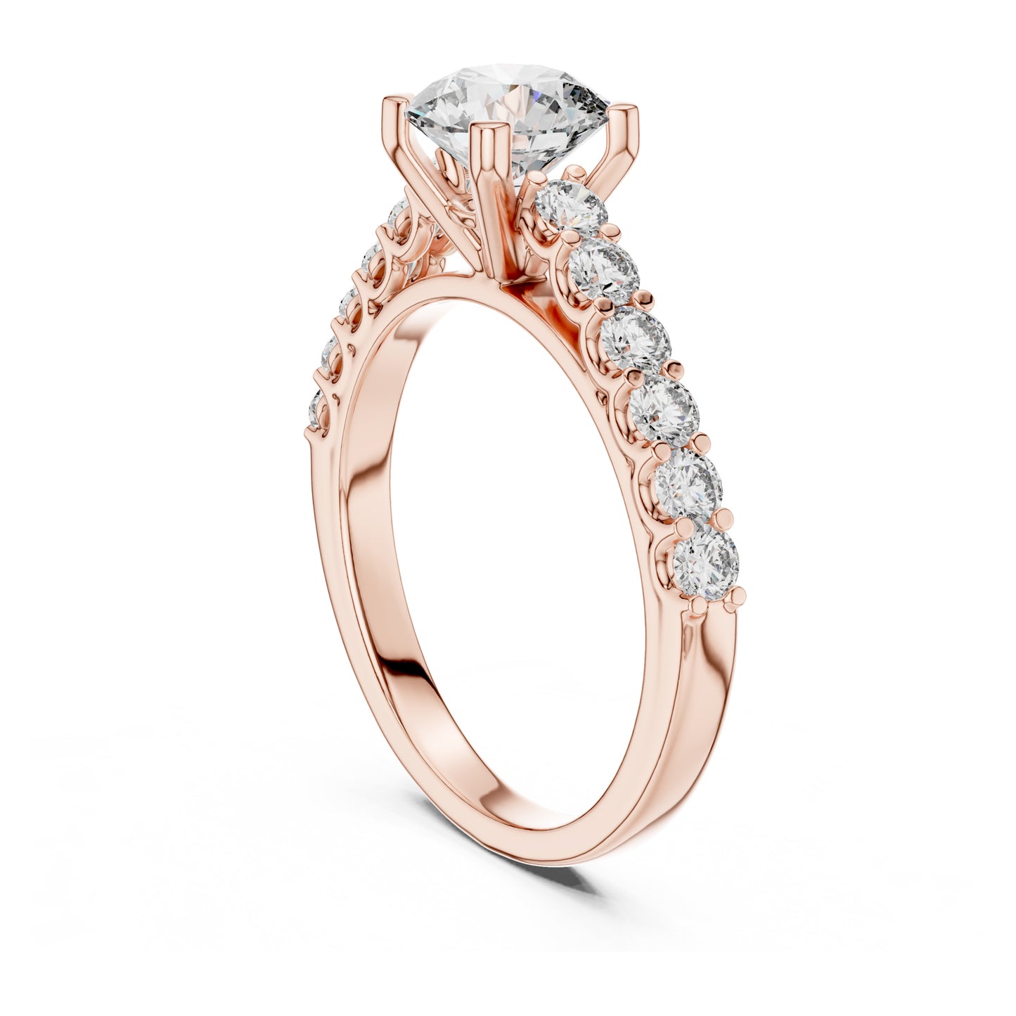 Sienna 1 Carat Round Lab Grown Diamond Engagement Ring