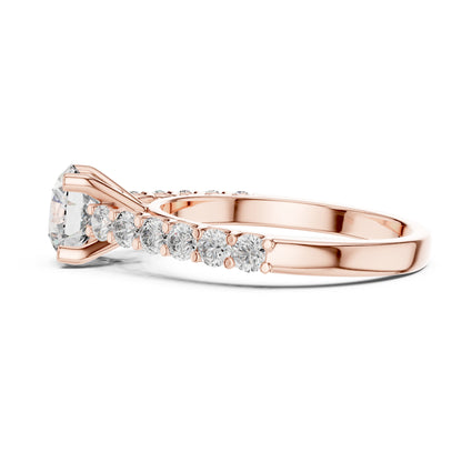 Sienna 1 Carat Round Lab Grown Diamond Engagement Ring
