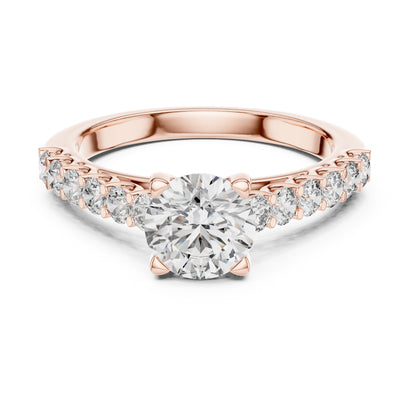 Sienna 1 Carat Round Lab Grown Diamond Engagement Ring