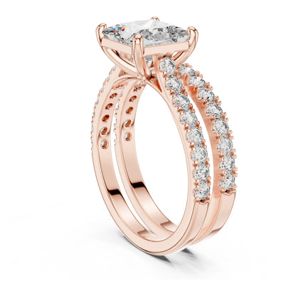Vera 1.5 Carat Princess Lab Grown Diamond Engagement Ring