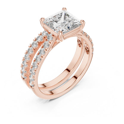 Vera 1.5 Carat Princess Lab Grown Diamond Engagement Ring