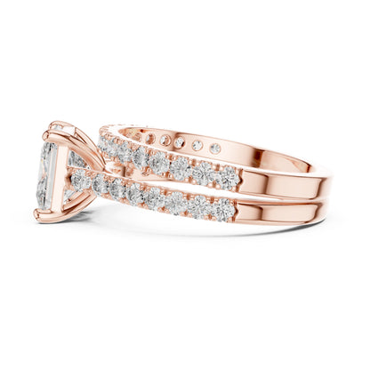 Vera 1.5 Carat Princess Lab Grown Diamond Engagement Ring