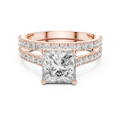 Vera 1.5 Carat Princess Lab Grown Diamond Engagement Ring