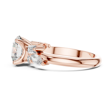 Nova 2 Carat Round Lab Grown Diamond Engagement Ring