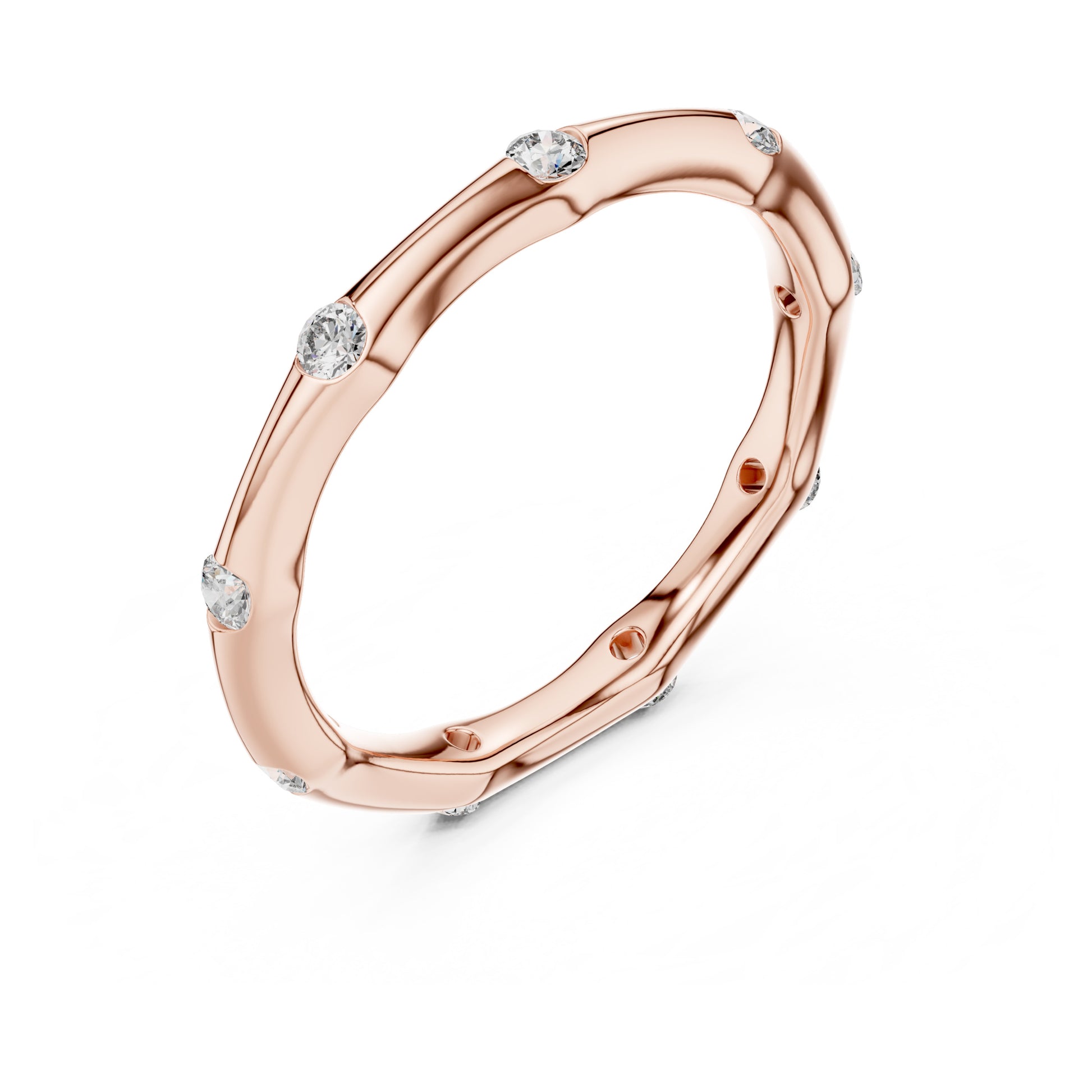 Isla 0.33ct Round Lab Grown Diamond Bezel Ring
