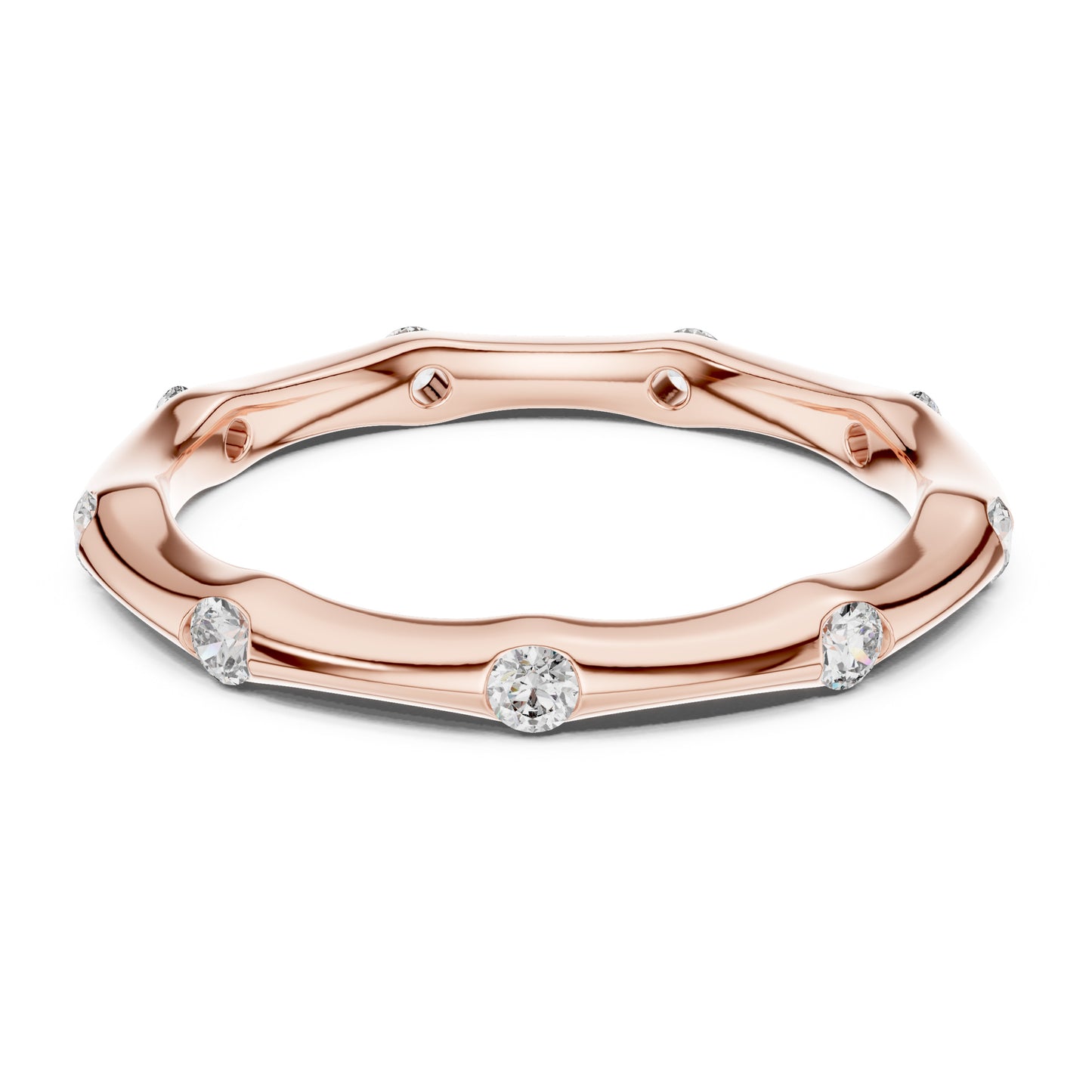 Isla 0.33ct Round Lab Grown Diamond Bezel Ring