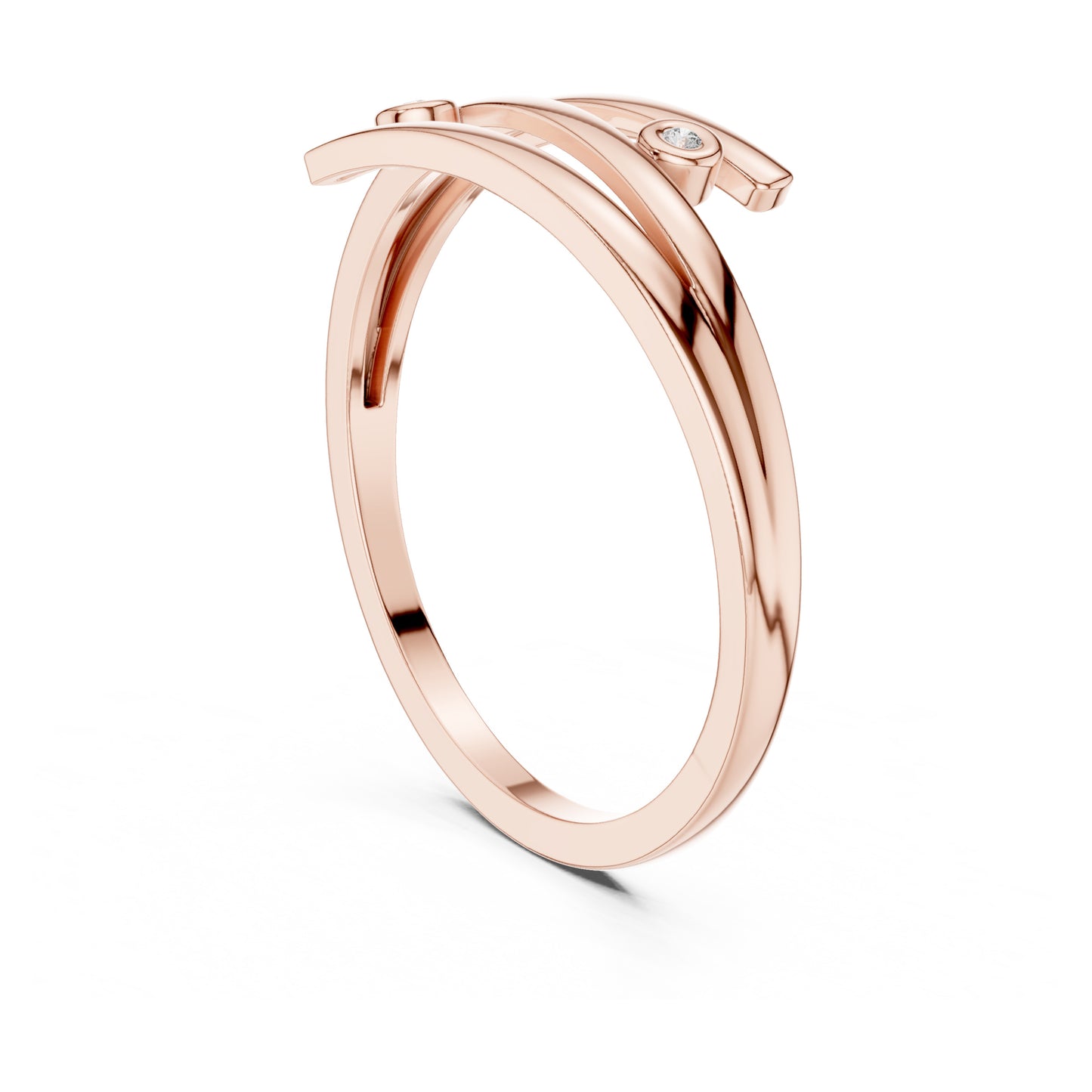 Isla Round Lab Grown Diamond Open Ring