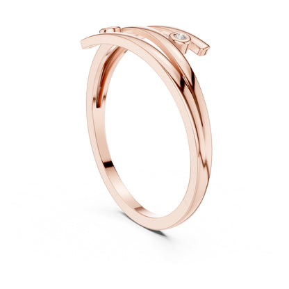 Isla Round Lab Grown Diamond Open Ring