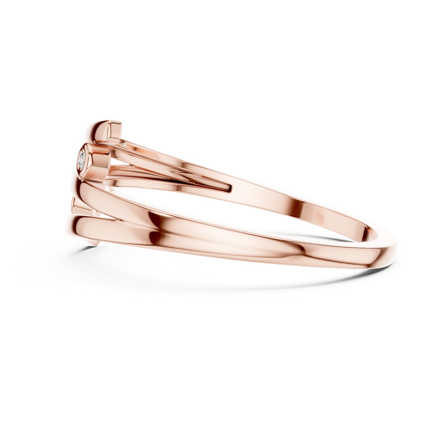 Isla Round Lab Grown Diamond Open Ring