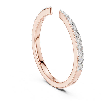 Aurora 0.25ct Round Lab Grown Diamond Open Ring