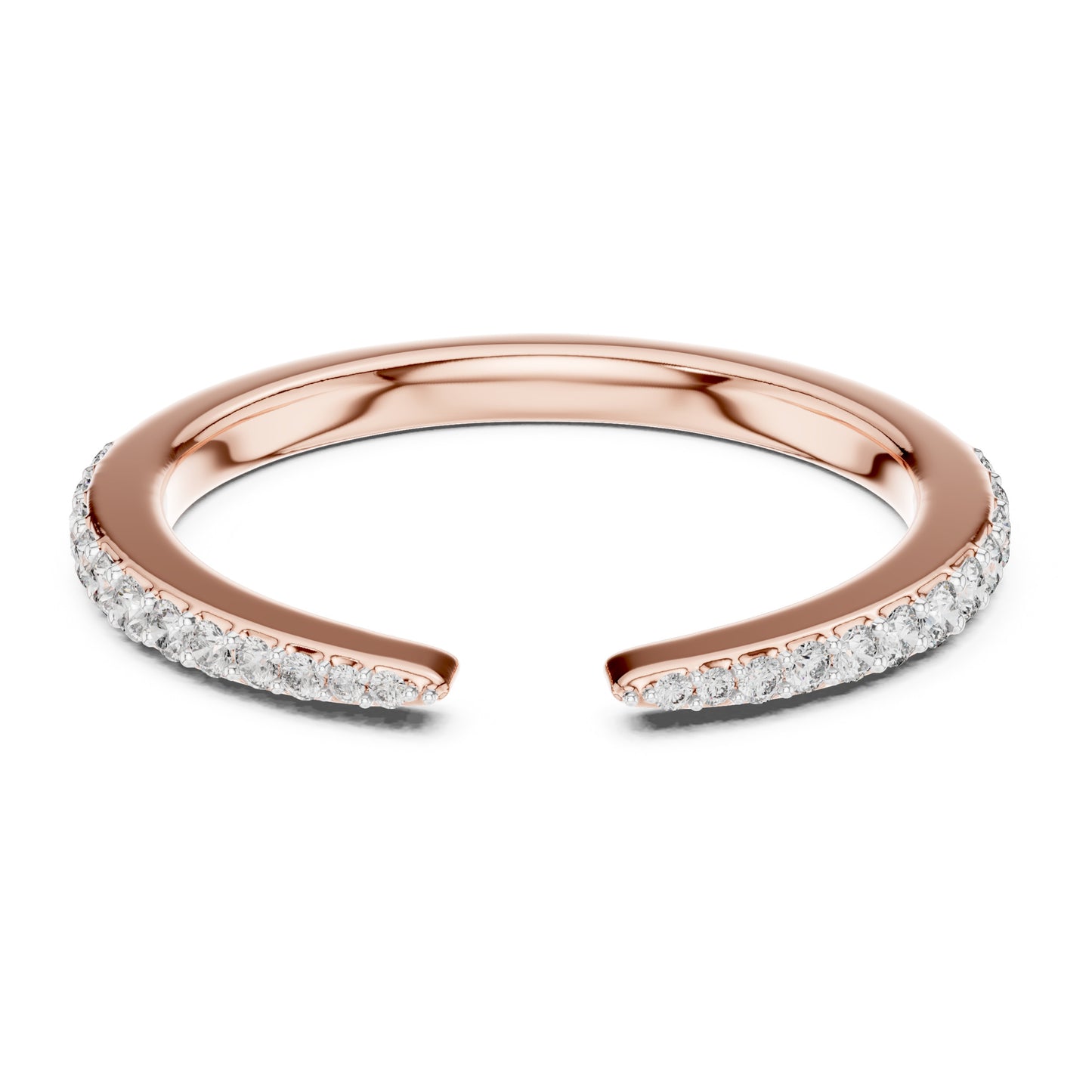 Aurora 0.25ct Round Lab Grown Diamond Open Ring