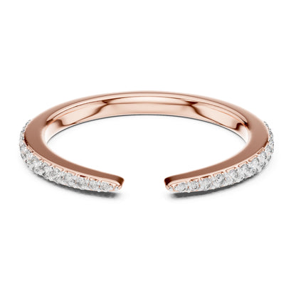 Aurora 0.25ct Round Lab Grown Diamond Open Ring