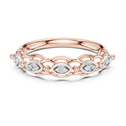 Isla Round Lab Grown Diamond Half Eternity Ring