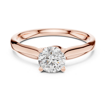 Clara 0.50ct Round Lab Grown Diamond Claw Solitaire Engagement Ring
