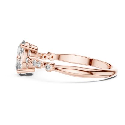 Sienna 1 Carat Oval Lab Grown Diamond Bezel Engagement Ring