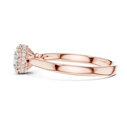 Celeste 1 Carat Round Lab Grown Diamond Engagement Ring