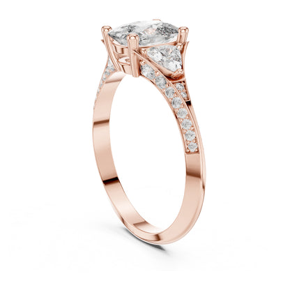 Sienna 1 Carat Cushion Lab Grown Diamond Engagement Ring