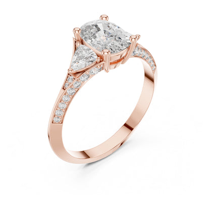 Sienna 1 Carat Cushion Lab Grown Diamond Engagement Ring