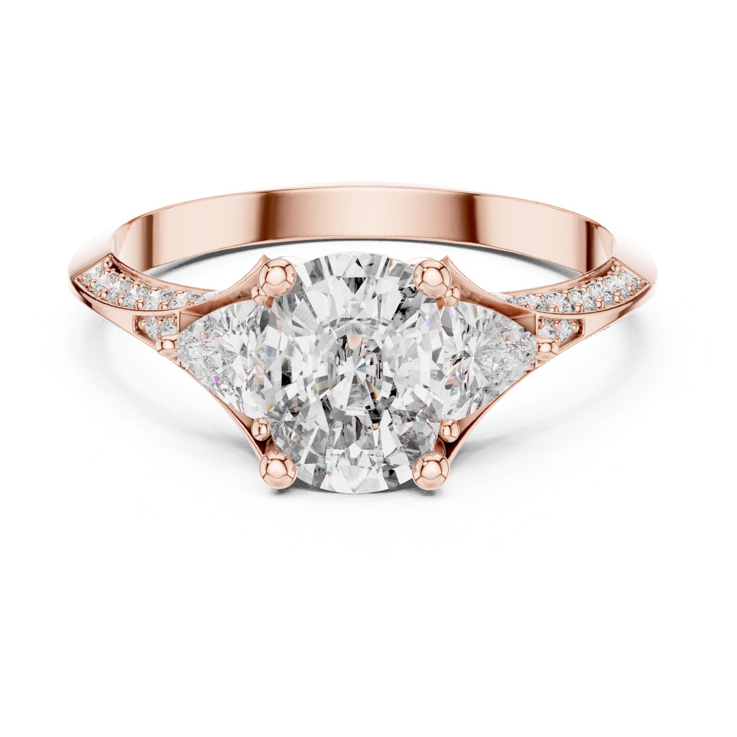 Sienna 1 Carat Cushion Lab Grown Diamond Engagement Ring
