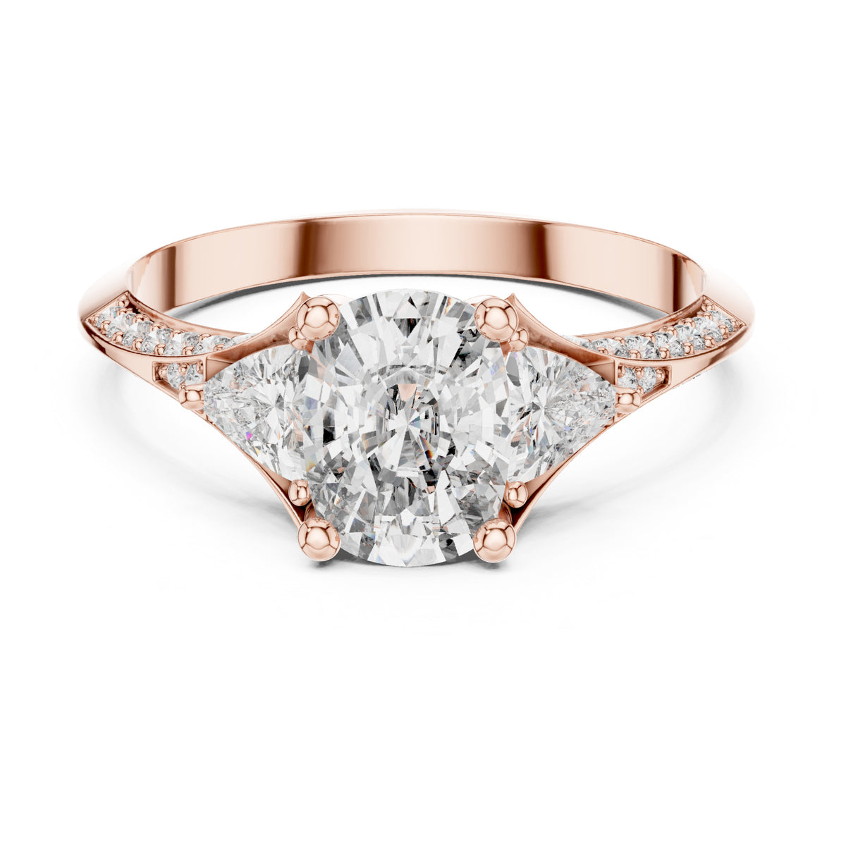 Sienna 1 Carat Cushion Lab Grown Diamond Engagement Ring