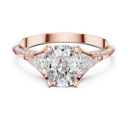 Sienna 1 Carat Cushion Lab Grown Diamond Engagement Ring