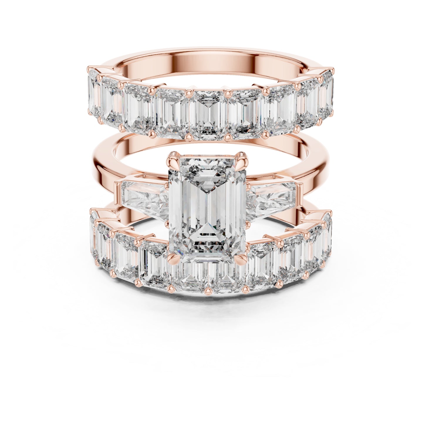 Vera 2 Carat Emerald Lab Grown Diamond Eternity Ring