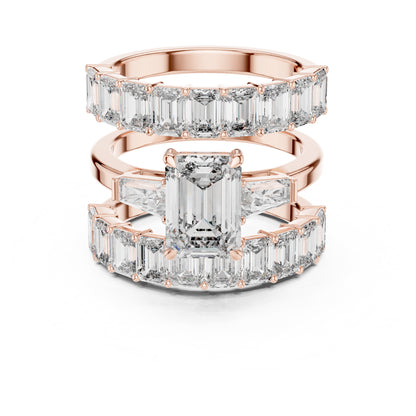 Vera 2 Carat Emerald Lab Grown Diamond Eternity Ring