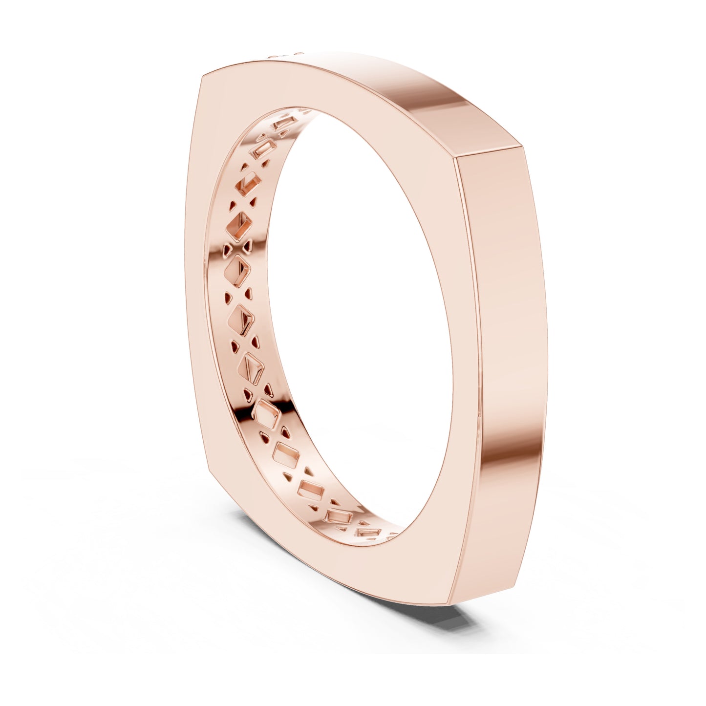 Vera Round Lab Grown Diamond Claw Geometric Ring