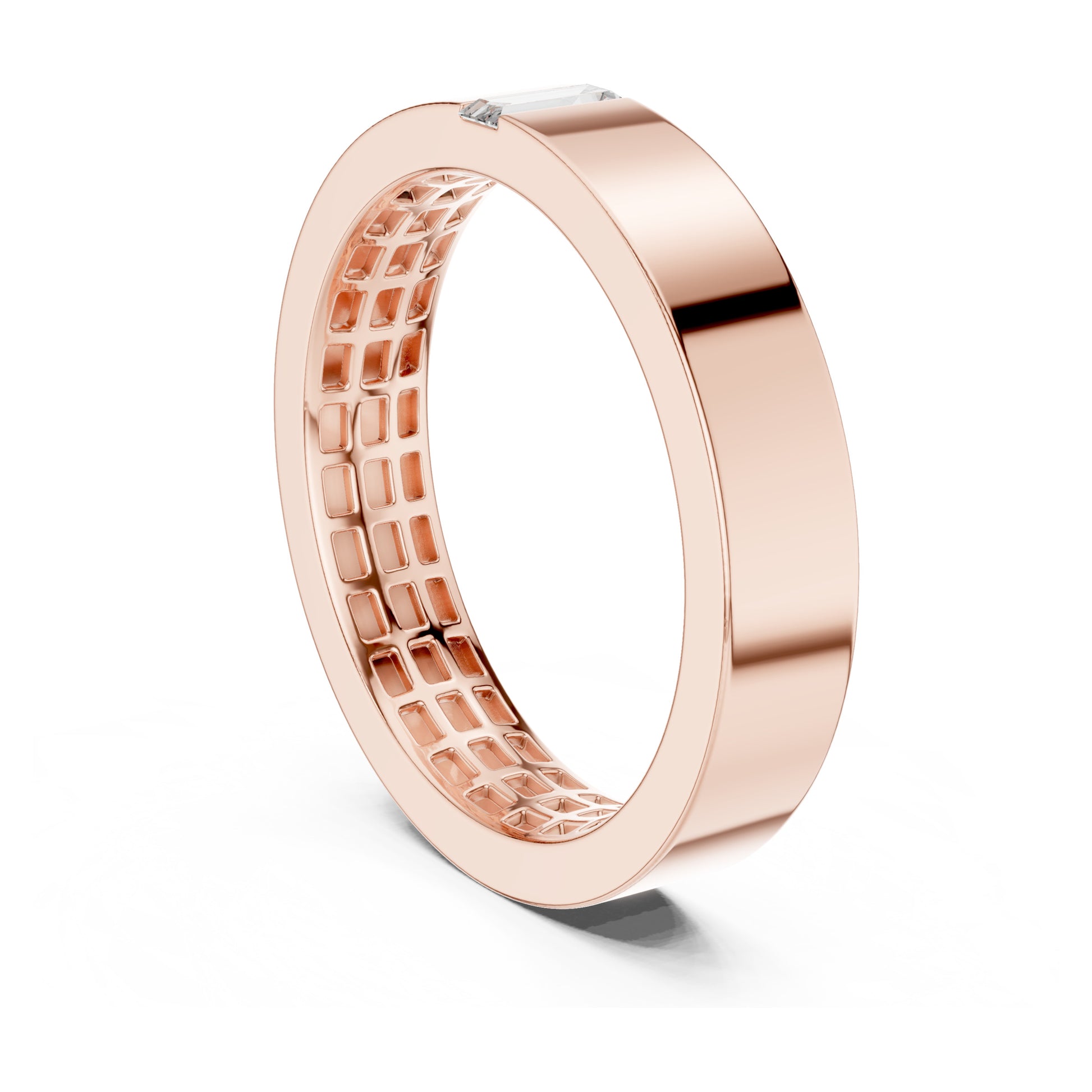 Vera Baguette Lab Grown Diamond Wedding Band