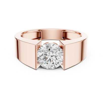 Vera 1.5 Carat Round Lab Grown Diamond Geometric Ring