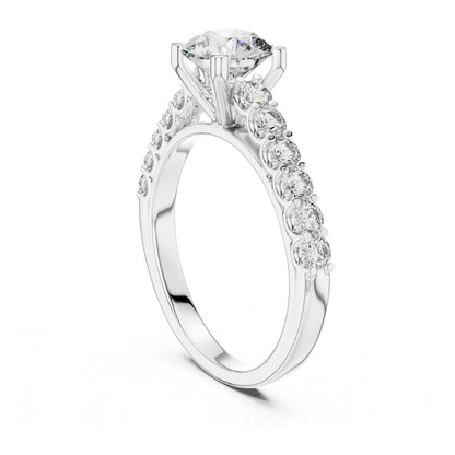 Sienna 1 Carat Round Lab Grown Diamond Engagement Ring