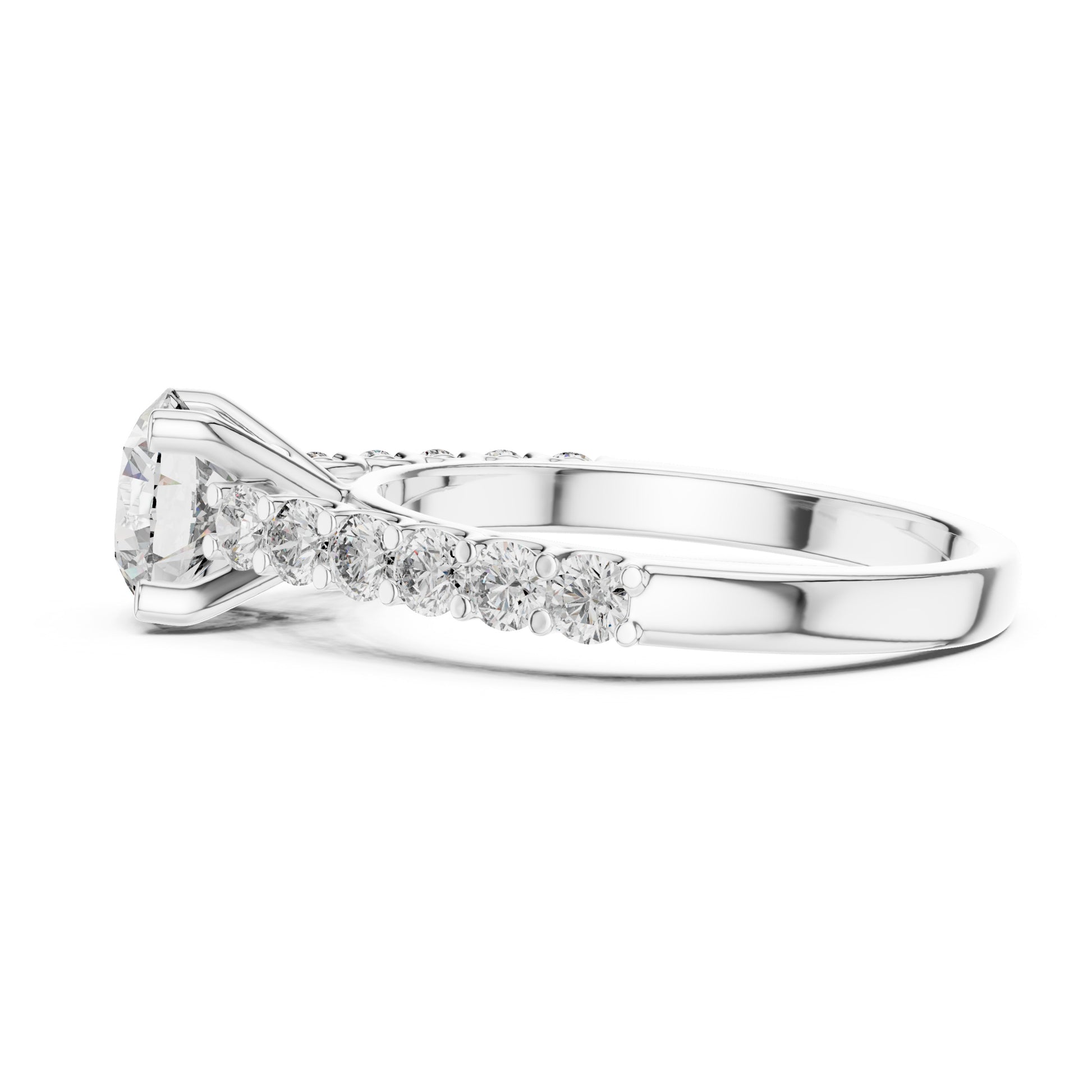 Sienna 1 Carat Round Lab Grown Diamond Engagement Ring