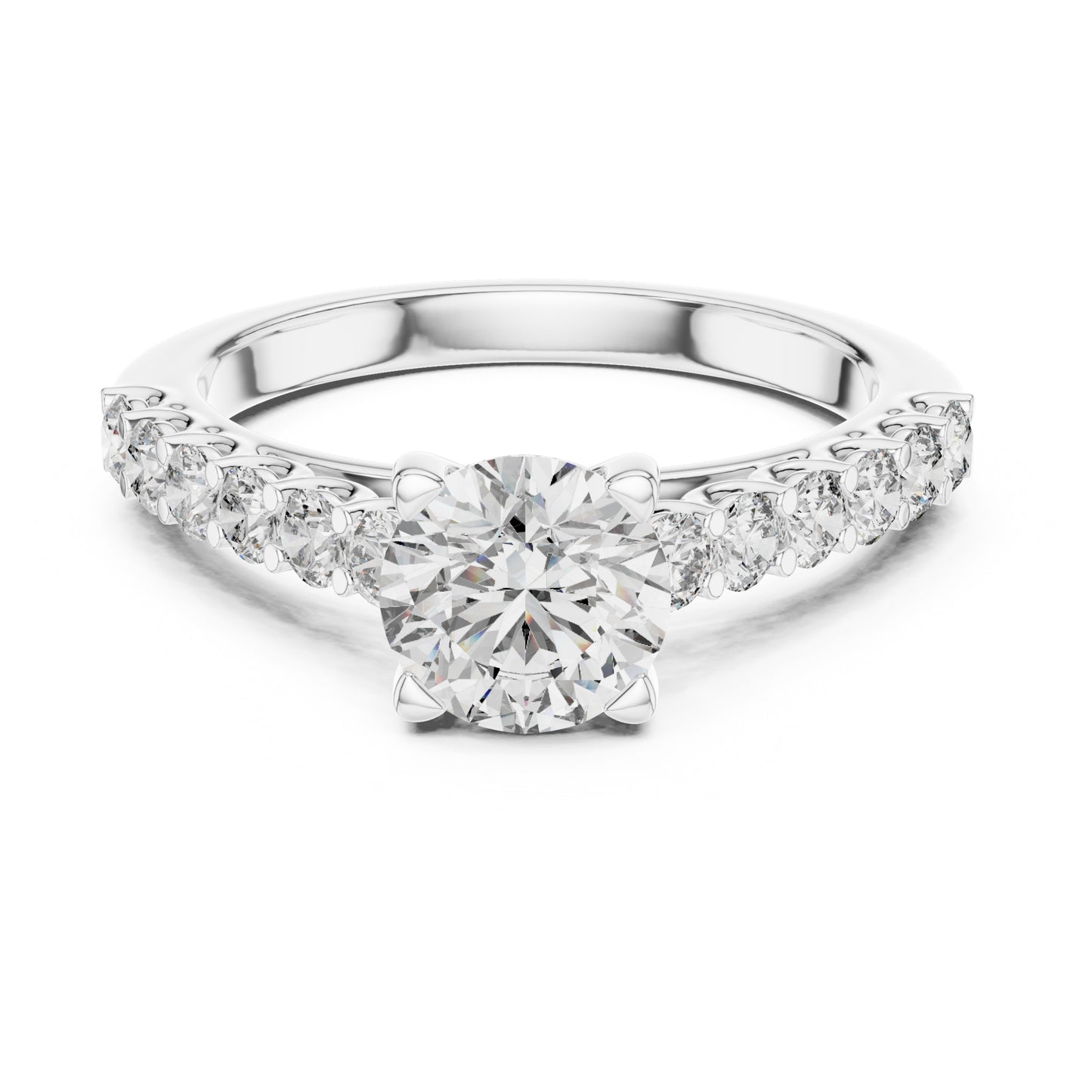 Sienna 1 Carat Round Lab Grown Diamond Engagement Ring