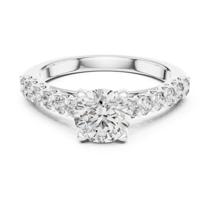 Sienna 1 Carat Round Lab Grown Diamond Engagement Ring
