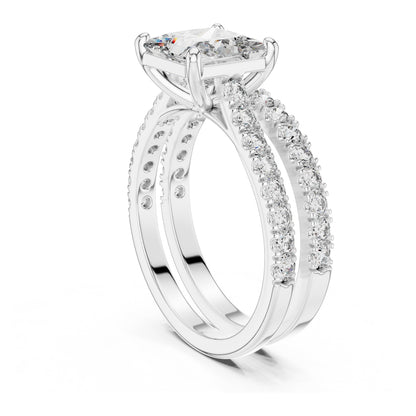 Vera 1.5 Carat Princess Lab Grown Diamond Engagement Ring