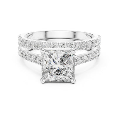 Vera 1.5 Carat Princess Lab Grown Diamond Engagement Ring