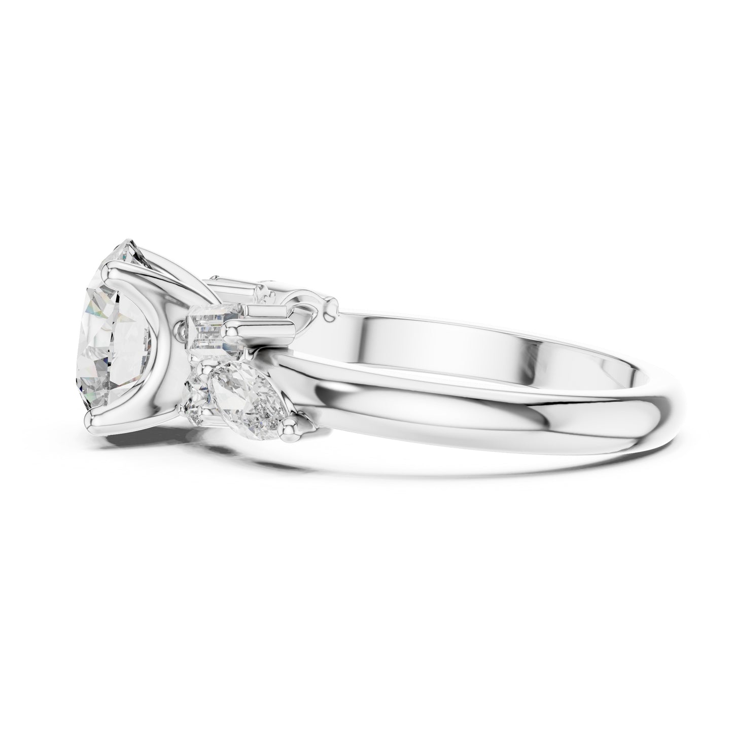 Nova 2 Carat Round Lab Grown Diamond Engagement Ring