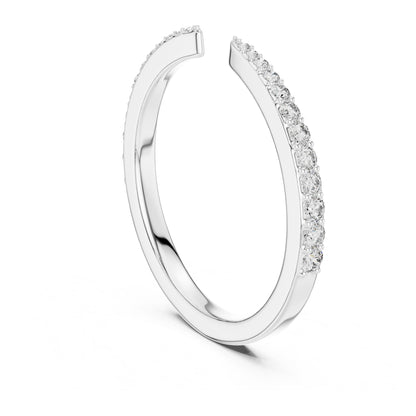 Aurora 0.25ct Round Lab Grown Diamond Open Ring