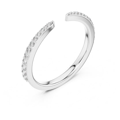 Aurora 0.25ct Round Lab Grown Diamond Open Ring